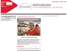 Tablet Screenshot of espacediffuseur-presstalis.com